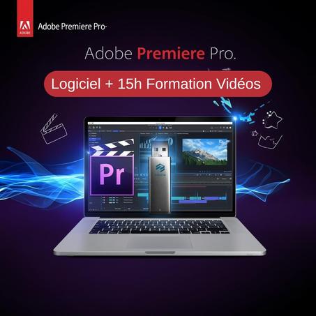 🎬 Formations Premiere Pro de A à Z : 4 Formations + Logiciel Pré-activé