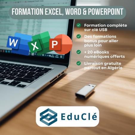 Pack Office Pro : maîtrisez Excel, Word et PowerPoint de A à Z
