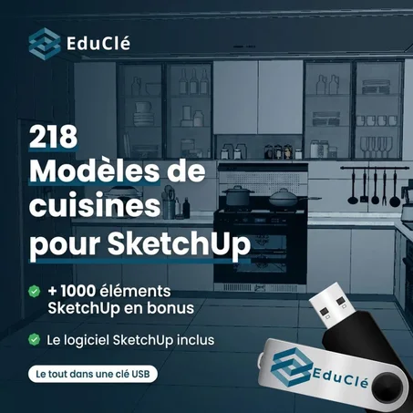 218 Models de cuisine pour sketchup