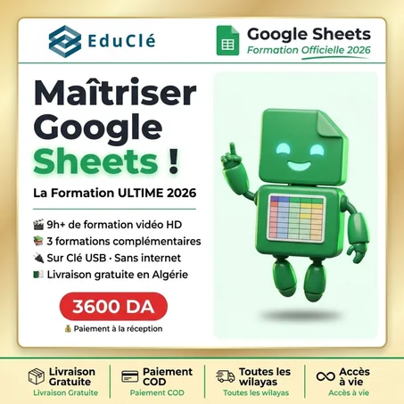 Maîtrise Google Sheets en 9H