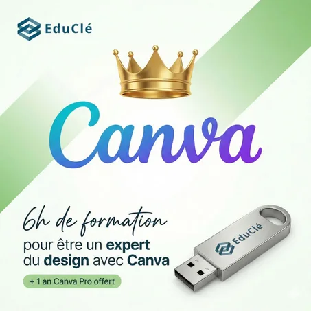 Canva Pro en 6h : Initiation + IA - Abonnement offert