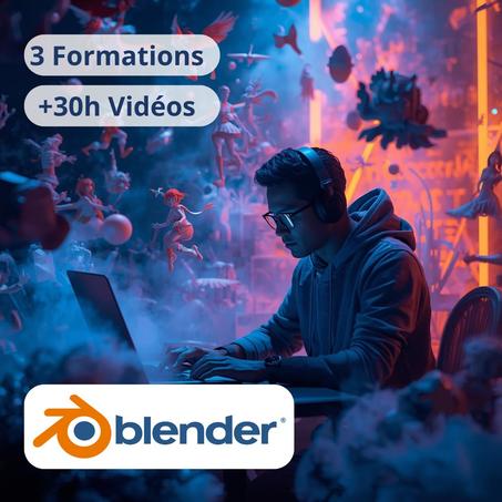 Formation Blender Master Pack – De Débutant à Créateur 3D Professionnel
