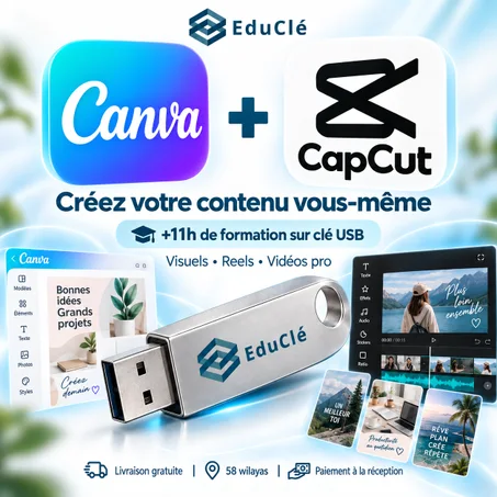 Canva + Capcut | 11h de formations vidéos pas a pas