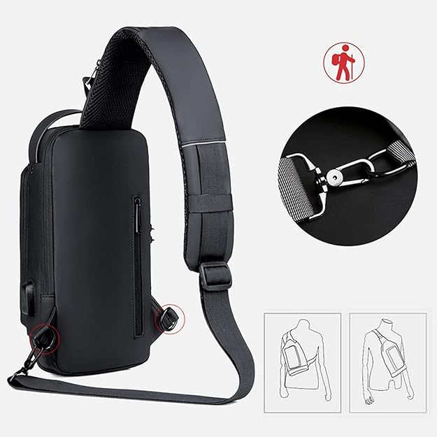 Multifunction Sling Bag   شنطة كتف متعددة الاستخدامات