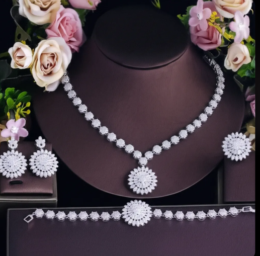 Zircon Jewelry Set   طقم مجوهرات زركون