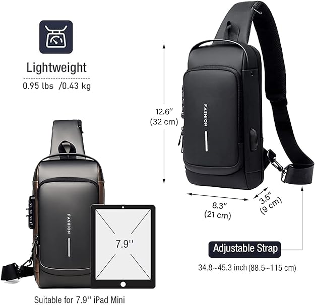 Multifunction Sling Bag   شنطة كتف متعددة الاستخدامات