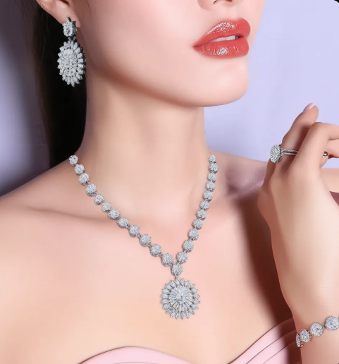 Zircon Jewelry Set   طقم مجوهرات زركون