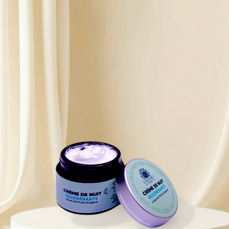 Crème de nuit visage à base de l'huile d'argan 50g