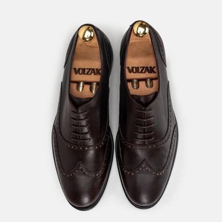 9055 Chaussure en cuir Marron