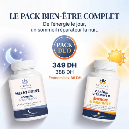 Pack Duo Bien-être VITASKY – Énergie & Sommeil