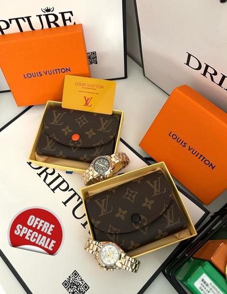 PACK WALLETS ET MONTRE
