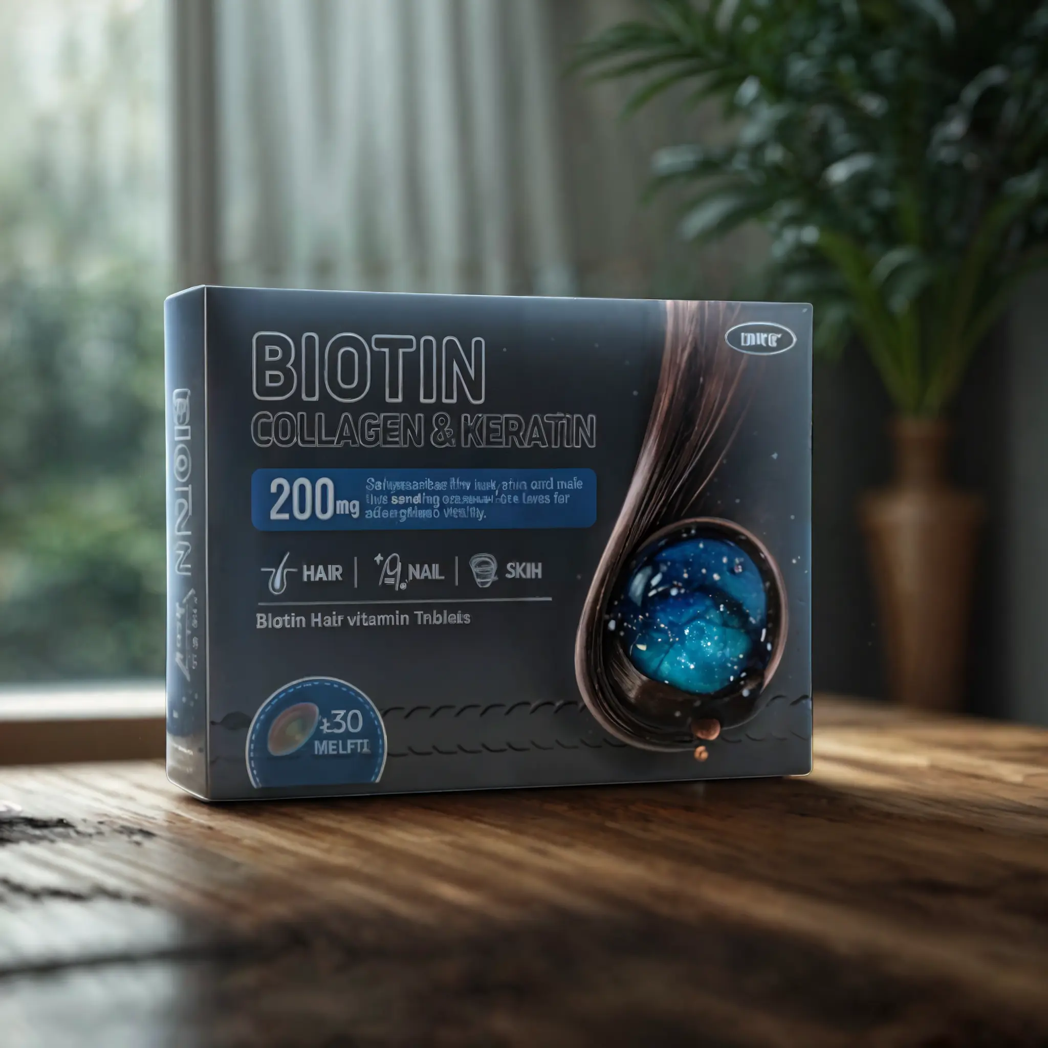 حبوب البيوتين لتقوية وتكثيف الشعر