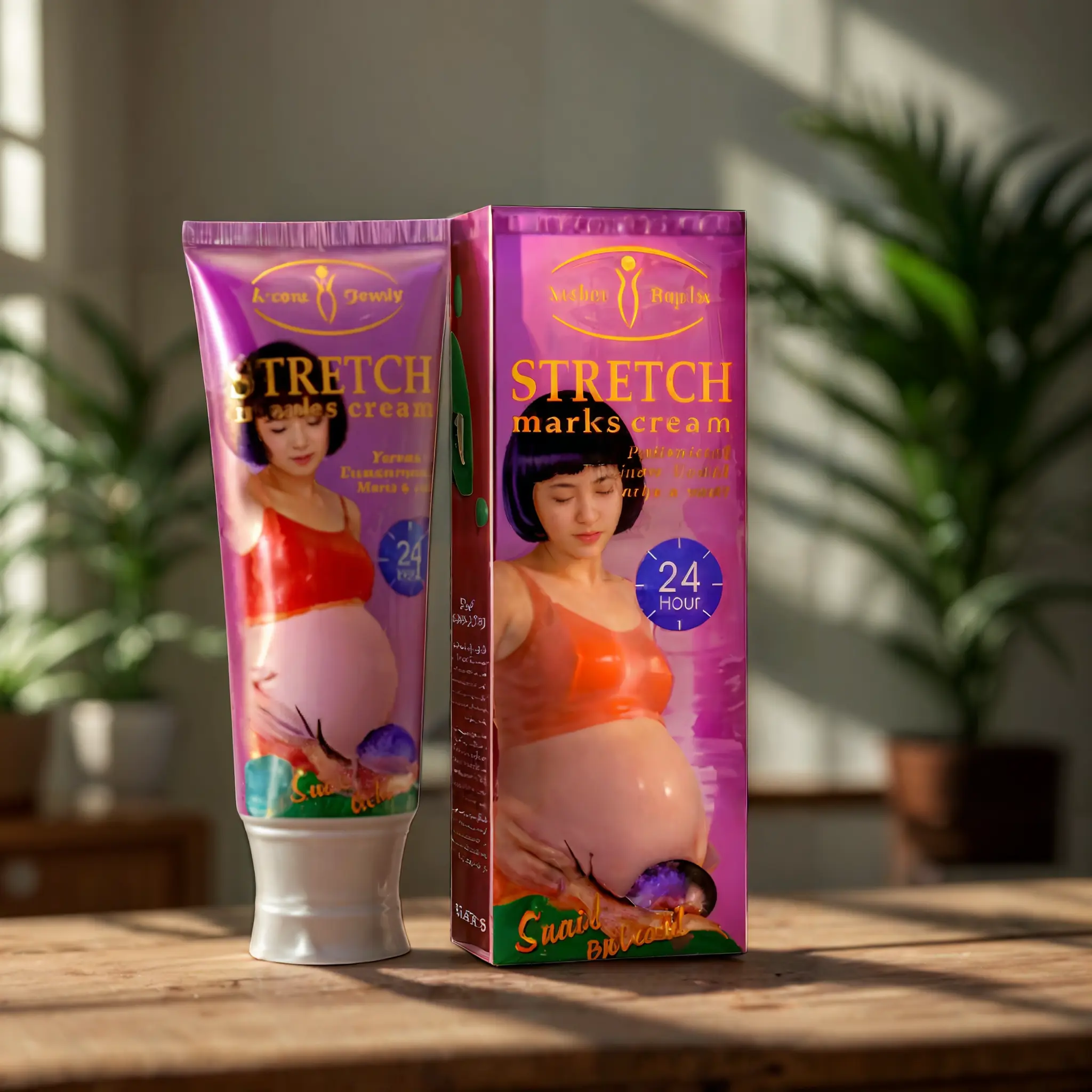 كريم إزالة علامات التمدد من Aichun Beauty بمستخلص الحلزون