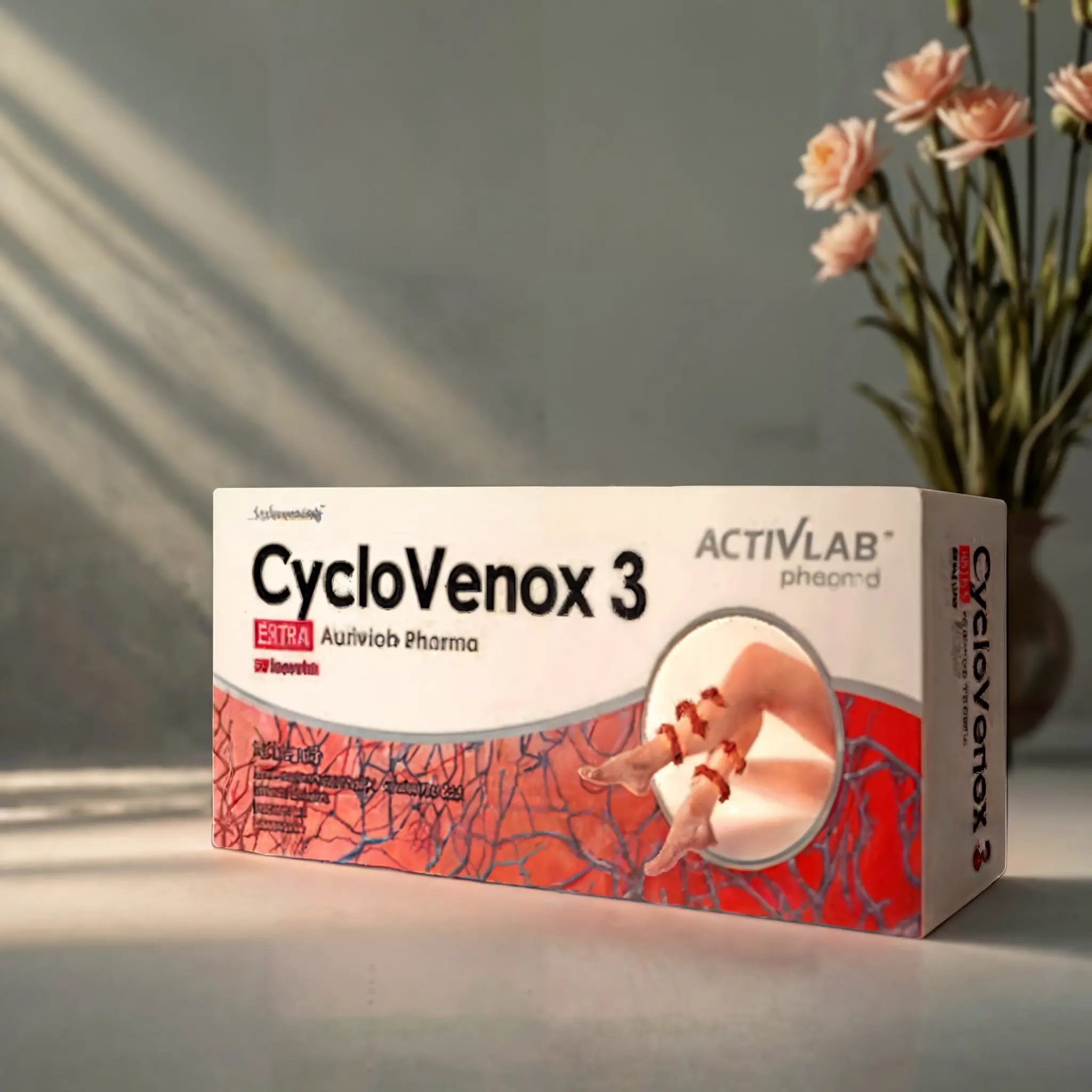 كبسولات سيكلوفينوكس 3 إكسترا من ActivLab Pharma لتخفيف ثقل الساقين