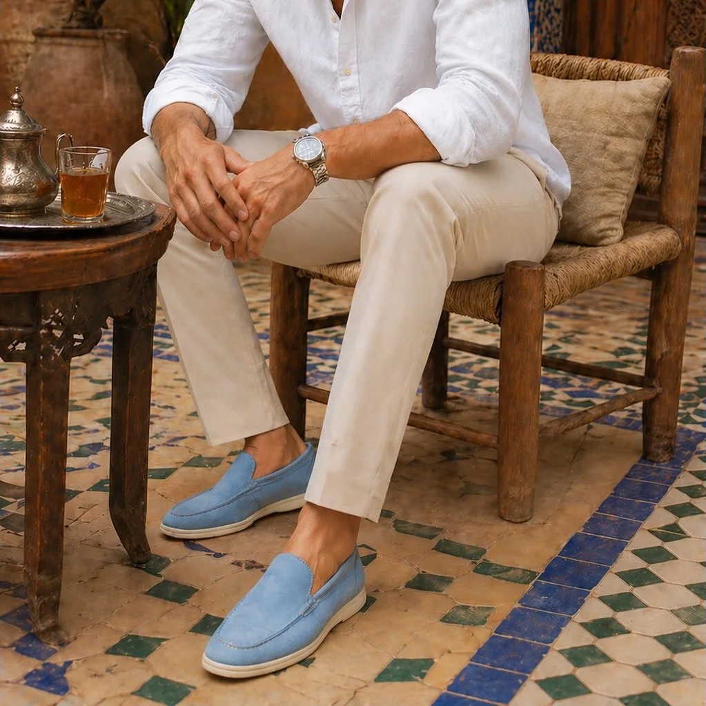 SUEDE LOAFERS