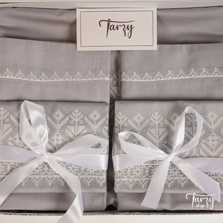 Box Lalla Laaroussa - Housse de couette Lalla Amira (Grise)