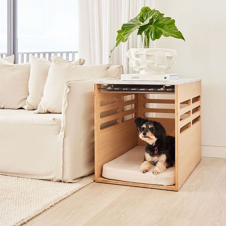 Niche d’intérieur pour chien