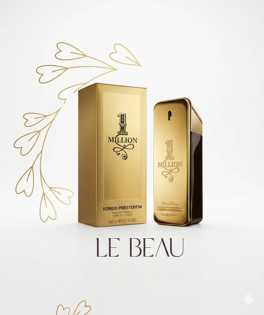 عطر الفخامة الذهبية : le beau 1 million