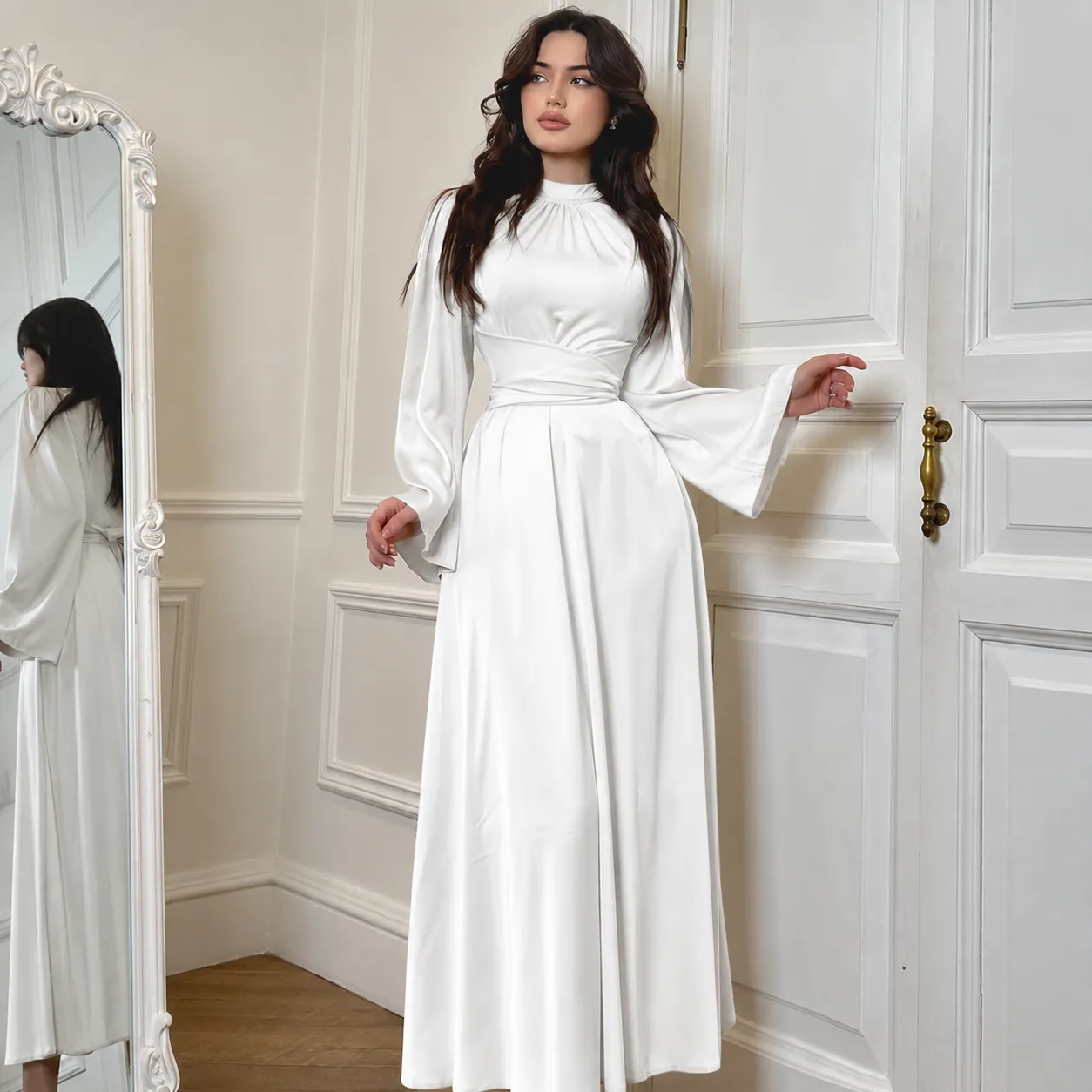 ROBE ARABELLA WHITE