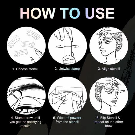 مجموعة تشكيل الحواجب الاحترافية