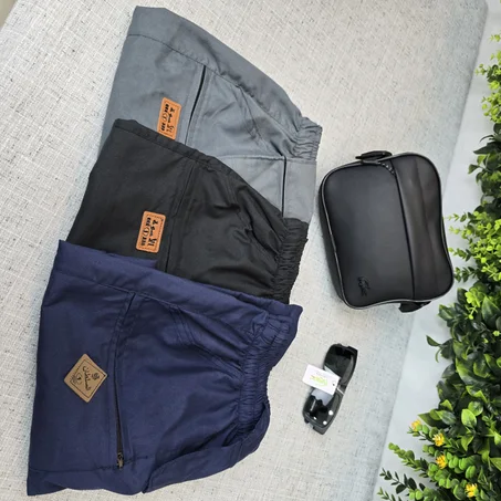 باك 3 قطع نصف ساق +سكوشة + نظارات