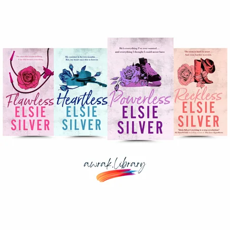 Elsie Silver 4 Books Collection (Flawless, Heartless, Powerless, Reckless)