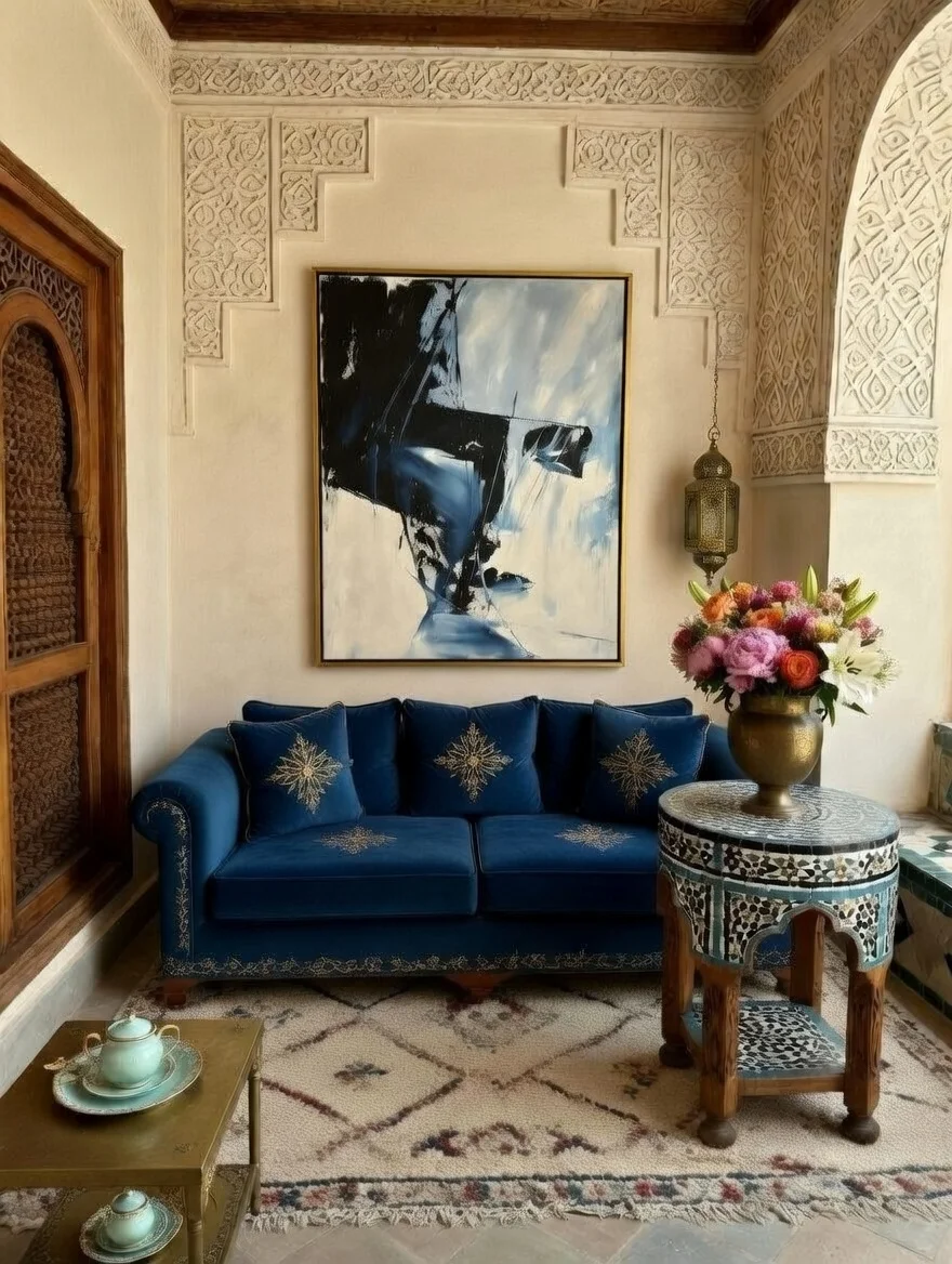 Tableau Abstrait Noir et Blanc – Canvas Art Expressionniste Premium