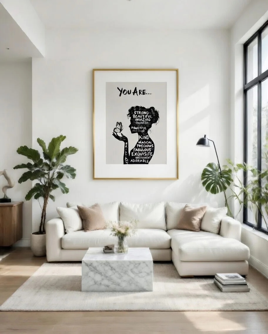 Poster Premium (You Are Strong Beautiful – Empowering Woman Wall Art)