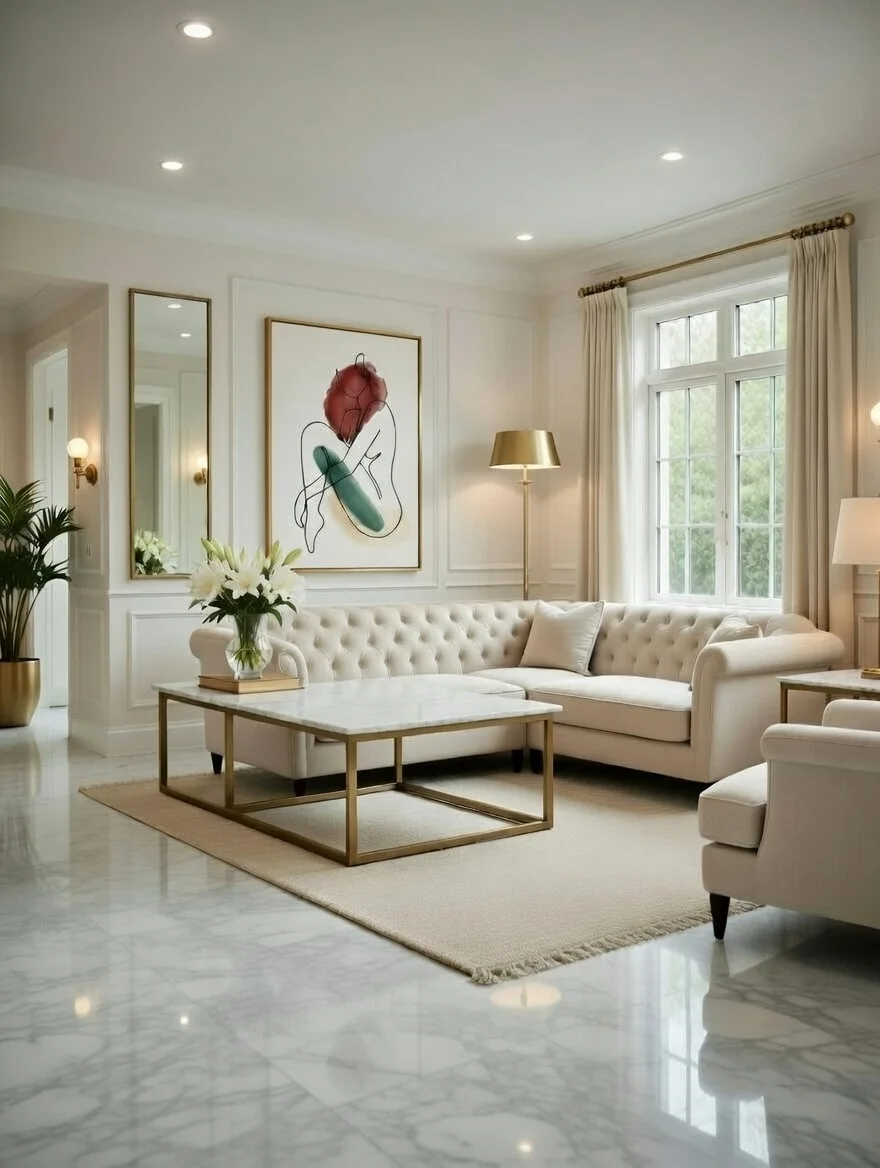 Tableau Canvas Silhouette Féminine Art Minimaliste Rouge Vert.