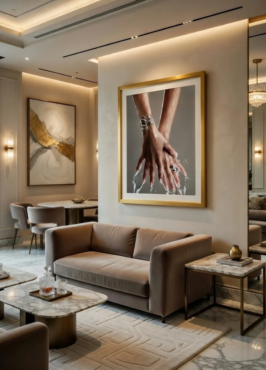 Eau & Bijoux Photographie d'Art Mode Mains & Éclaboussures par Frédéric Charpentier