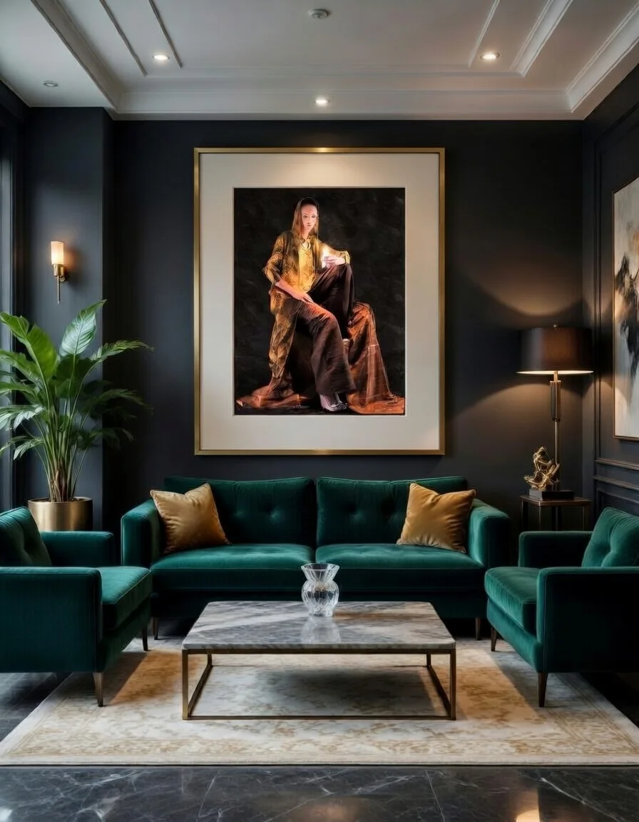 Femme en Caftan marocain Bougie Portrait Beldi, photo prise par Fréderic Charpentier