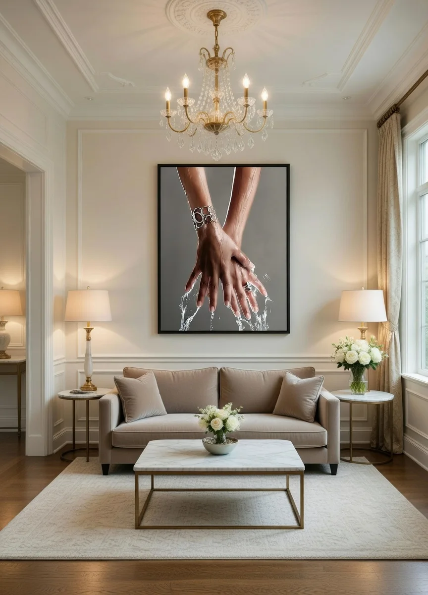 Eau & Bijoux Photographie d'Art Mode Mains & Éclaboussures par Frédéric Charpentier