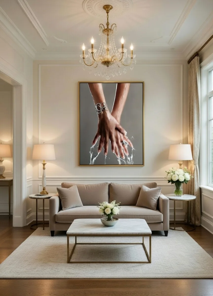 Eau & Bijoux Photographie d'Art Mode Mains & Éclaboussures par Frédéric Charpentier