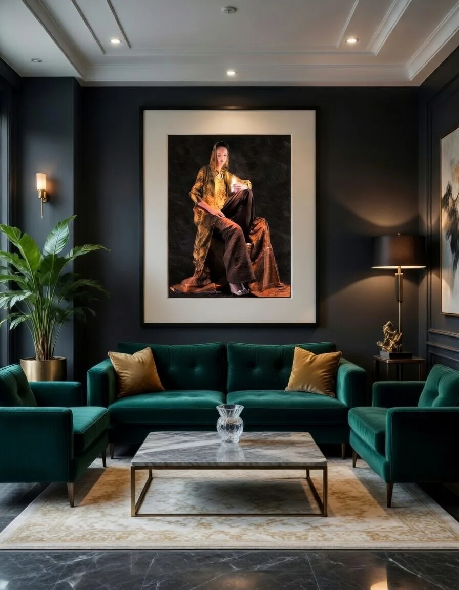 Femme en Caftan marocain Bougie Portrait Beldi, photo prise par Fréderic Charpentier