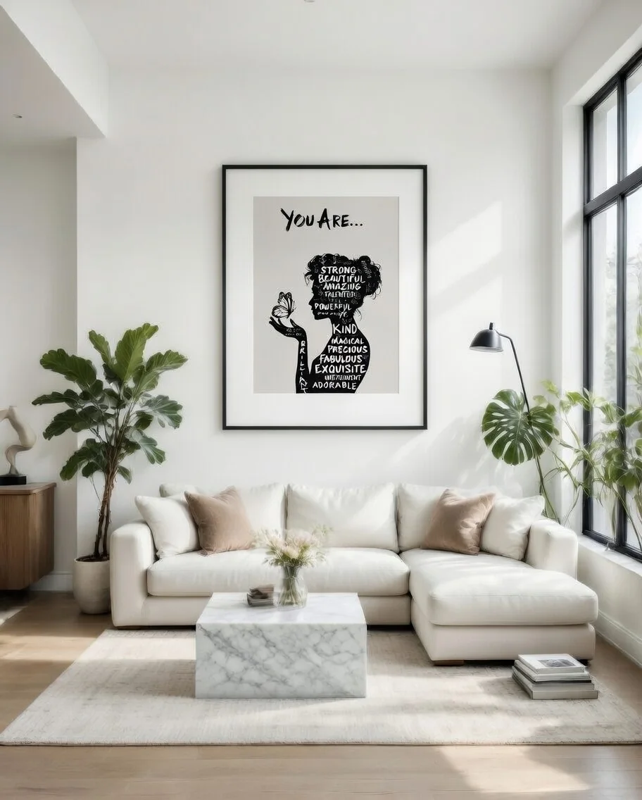 Poster Premium (You Are Strong Beautiful – Empowering Woman Wall Art)