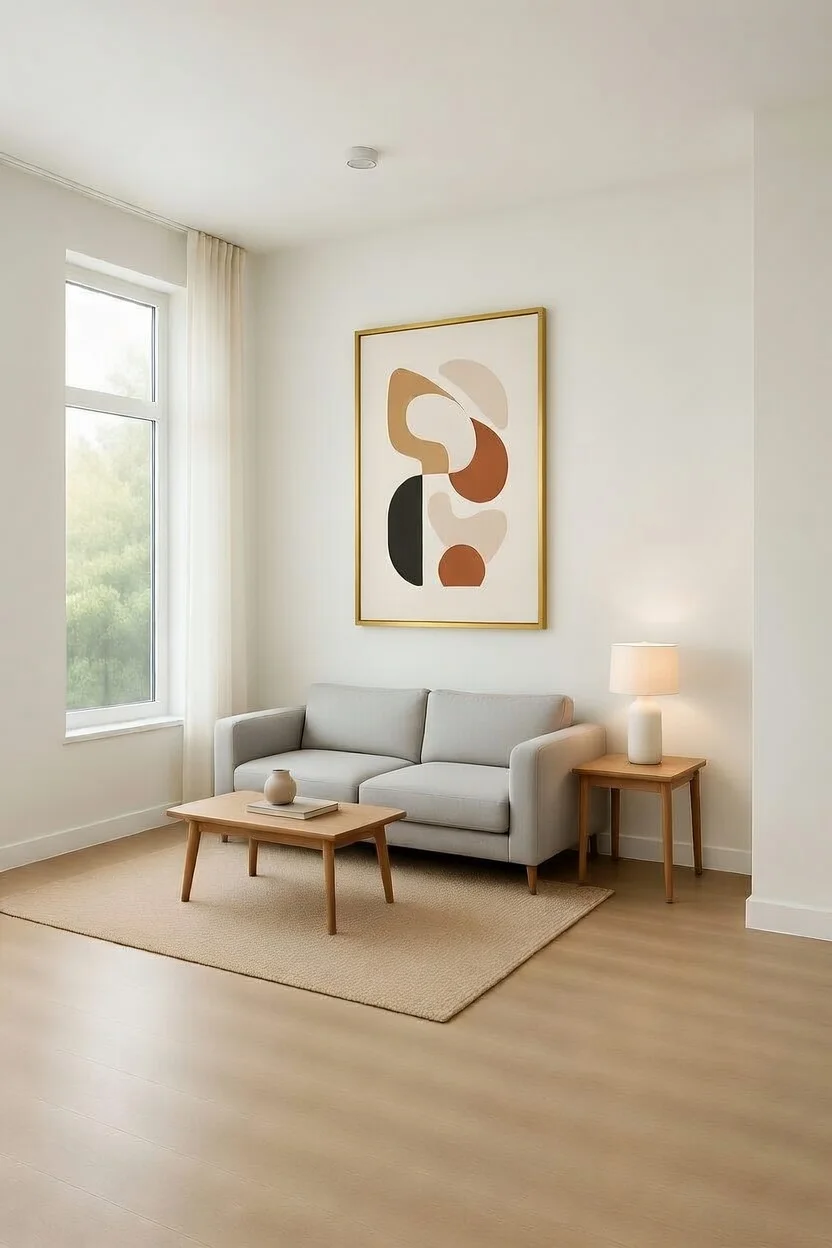 Canvas Premium Formes Abstraites Beige Terracotta Art Boho