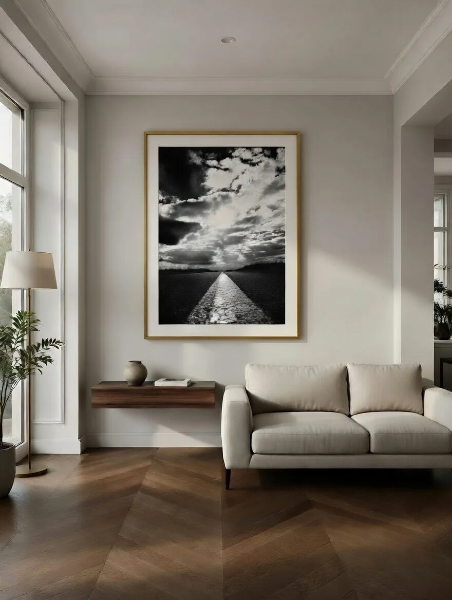 L'Infini Photographie d'Art Paysage Noir & Blanc par Frédéric Charpentier, Photographe International