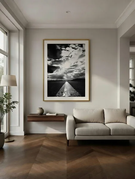 L'Infini Photographie d'Art Paysage Noir & Blanc par Frédéric Charpentier, Photographe International