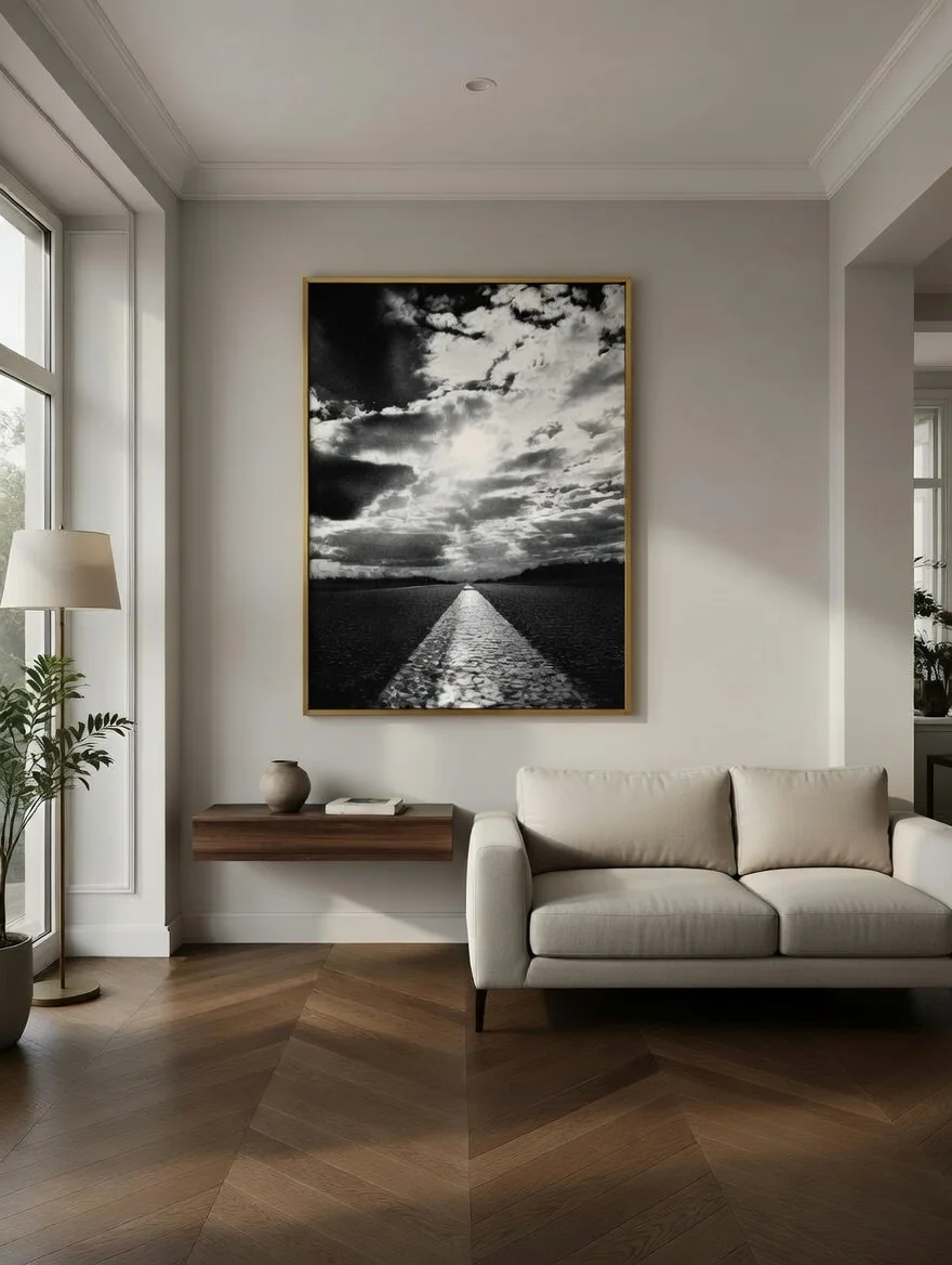 L'Infini Photographie d'Art Paysage Noir & Blanc par Frédéric Charpentier, Photographe International