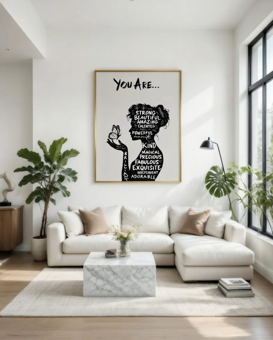 Poster Premium (You Are Strong Beautiful – Empowering Woman Wall Art)