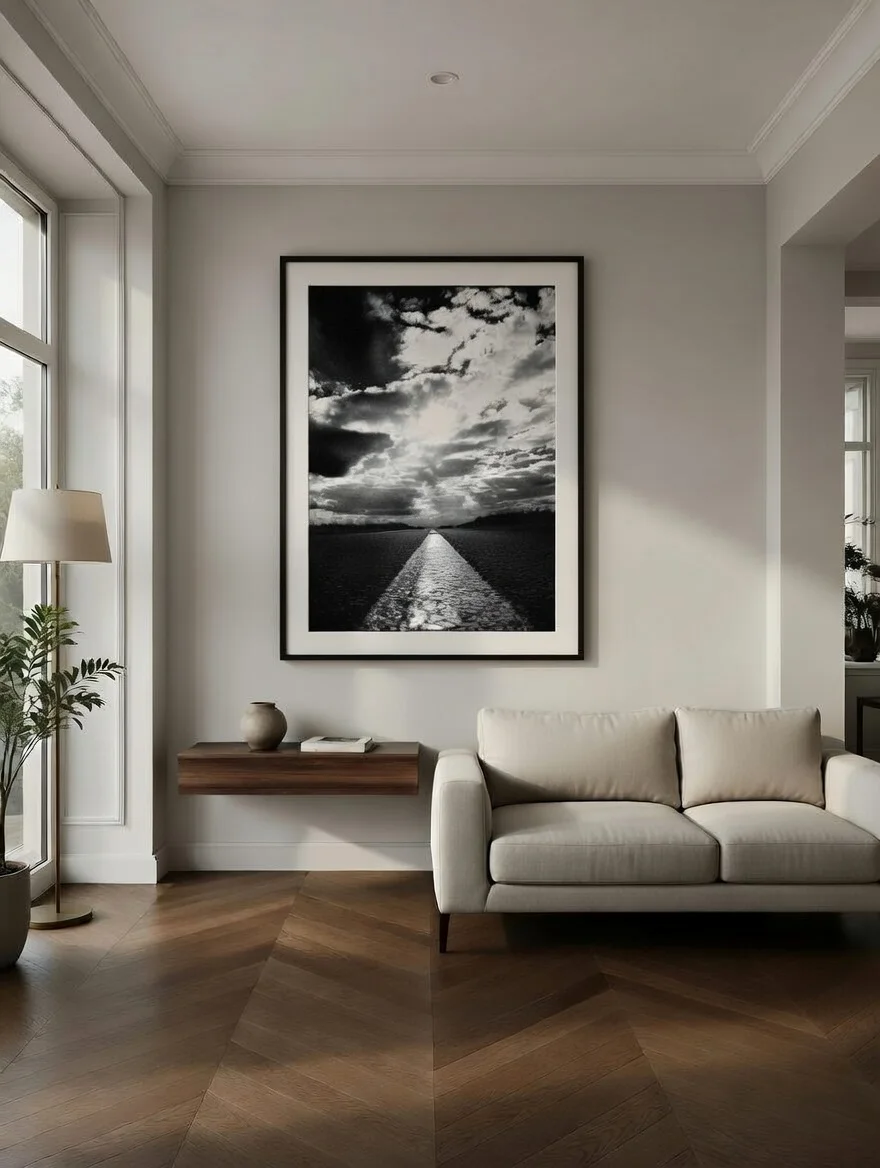 L'Infini Photographie d'Art Paysage Noir & Blanc par Frédéric Charpentier, Photographe International