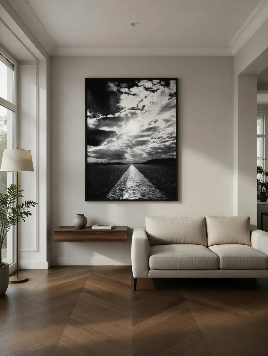 L'Infini Photographie d'Art Paysage Noir & Blanc par Frédéric Charpentier, Photographe International