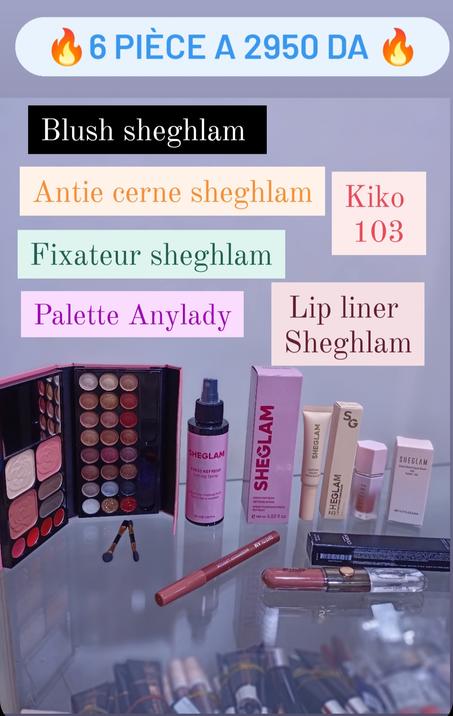 Pack 6 pièce a 2950 da