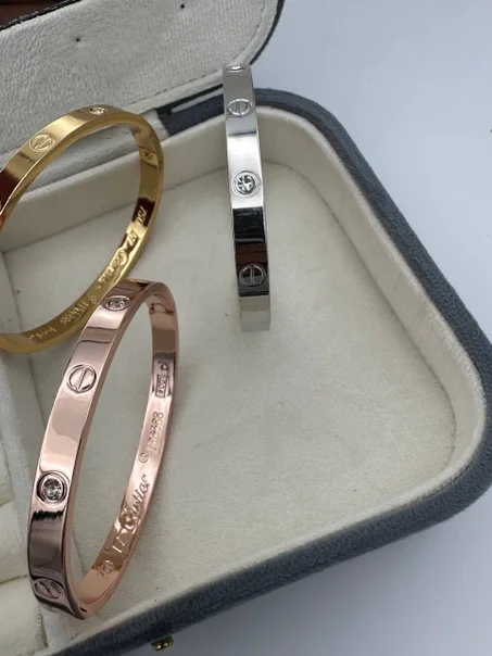 Bracelet cartier love 3 TEMPS