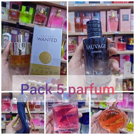 باك 3 عطور نسائية و2 رجالية بسعر 330 الف فقط