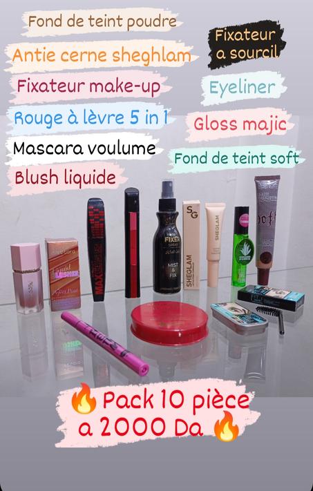 Pack 10 pièce a 2000 Da