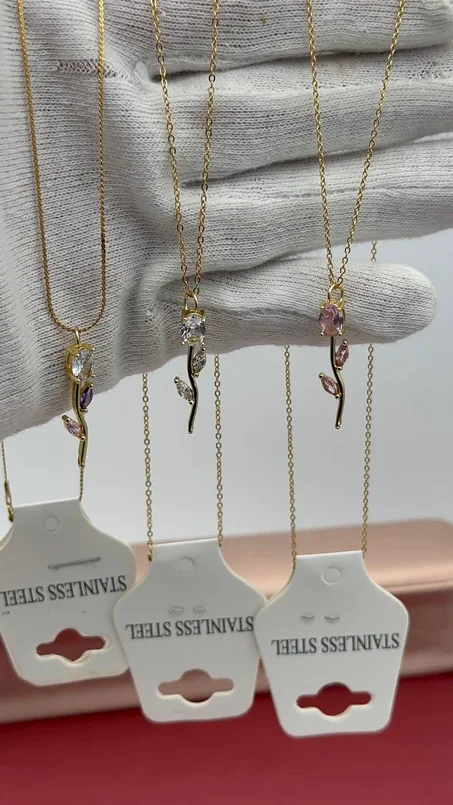 COLLIER TULIPE 🌹🥀