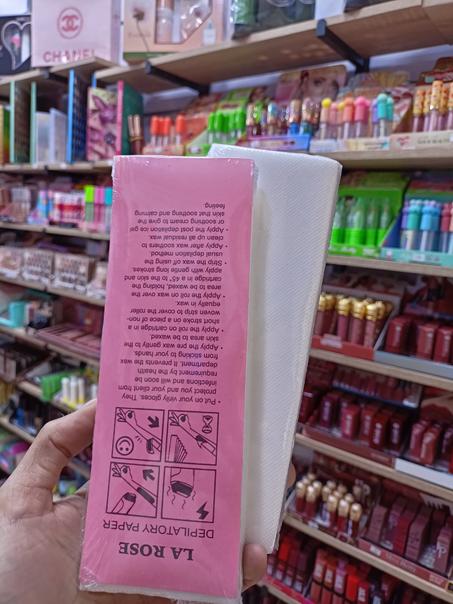 ورق الشمع لازالة الشعر 30 قطعة