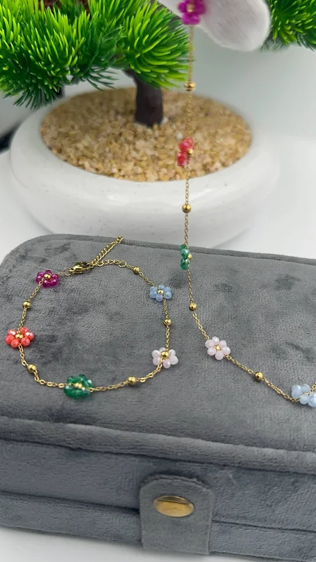 PARURE FLEUR 2 PCS ❤️🌸