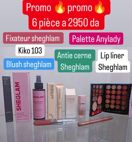 Pack 6 piéce a 2950 da